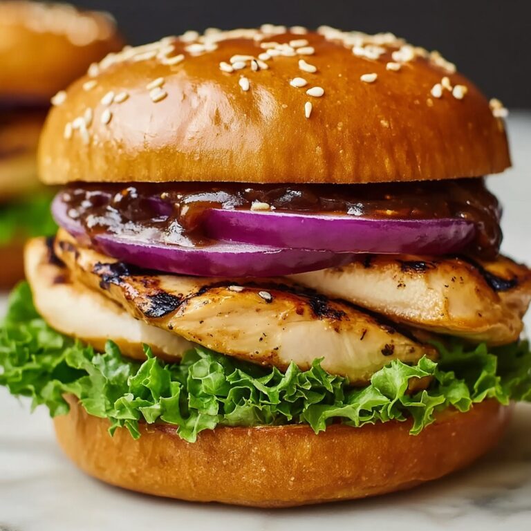 Teriyaki Chicken Burger Recipe