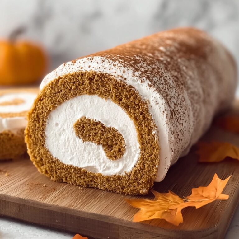 Delicious Fall Pumpkin Spice Roll Cake Recipe