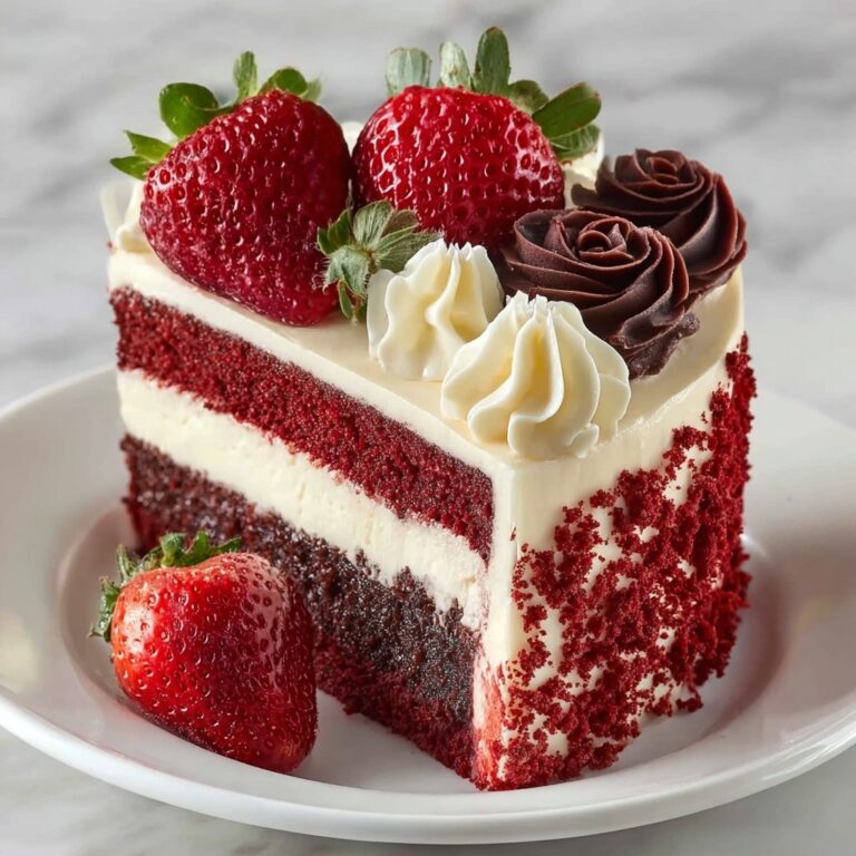 Red Velvet Strawberry Cheesecake Recipe