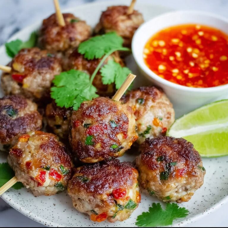 Spicy Baked Shrimp Balls with Sweet Chili Sauce Recipe