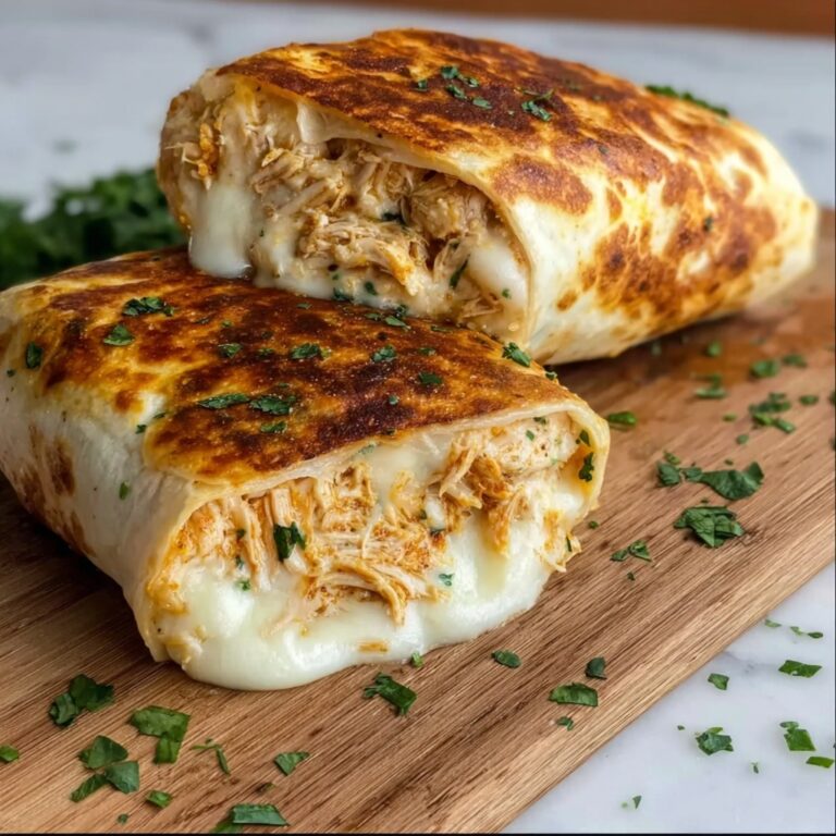 Cheesy Garlic Chicken Wraps Recipe: 20-Minute Delight Recipe