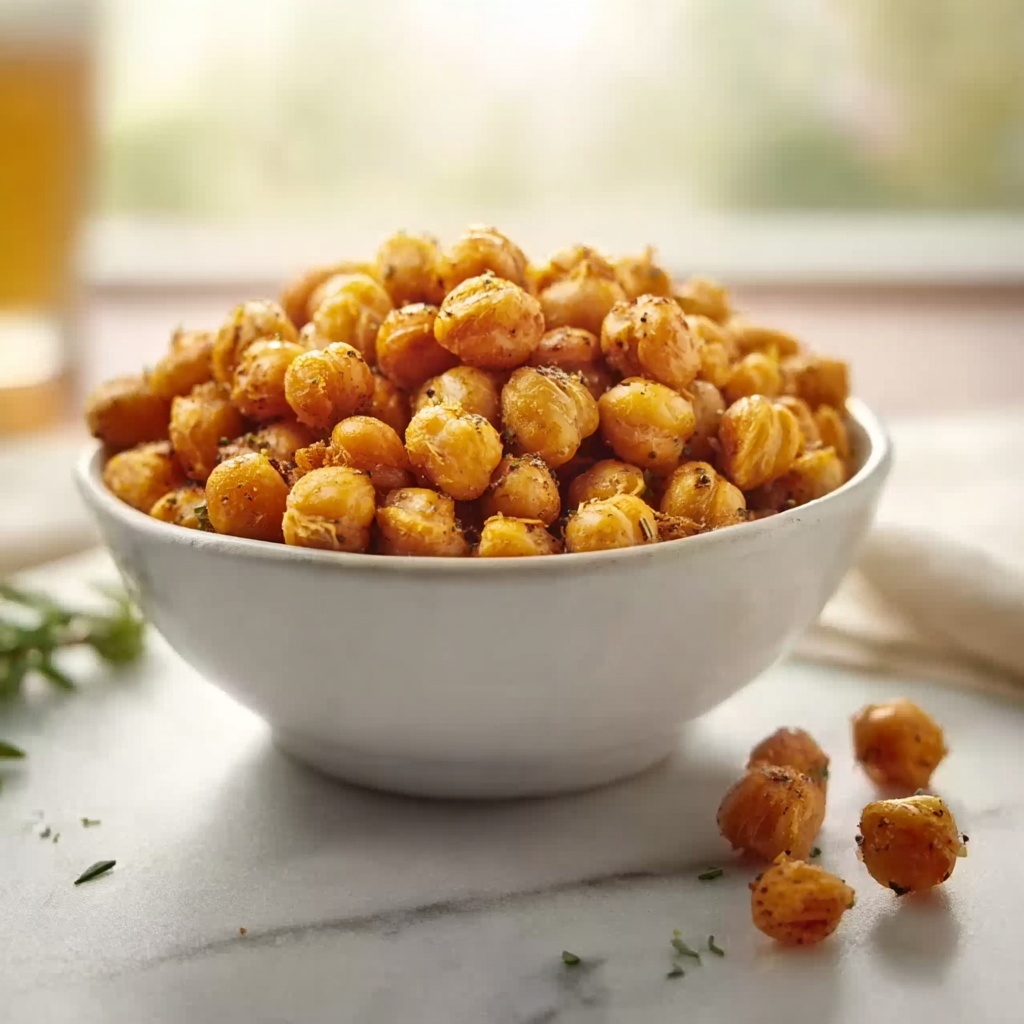 Ranch Crispy Roasted Chickpeas Recipe - Recipe Image