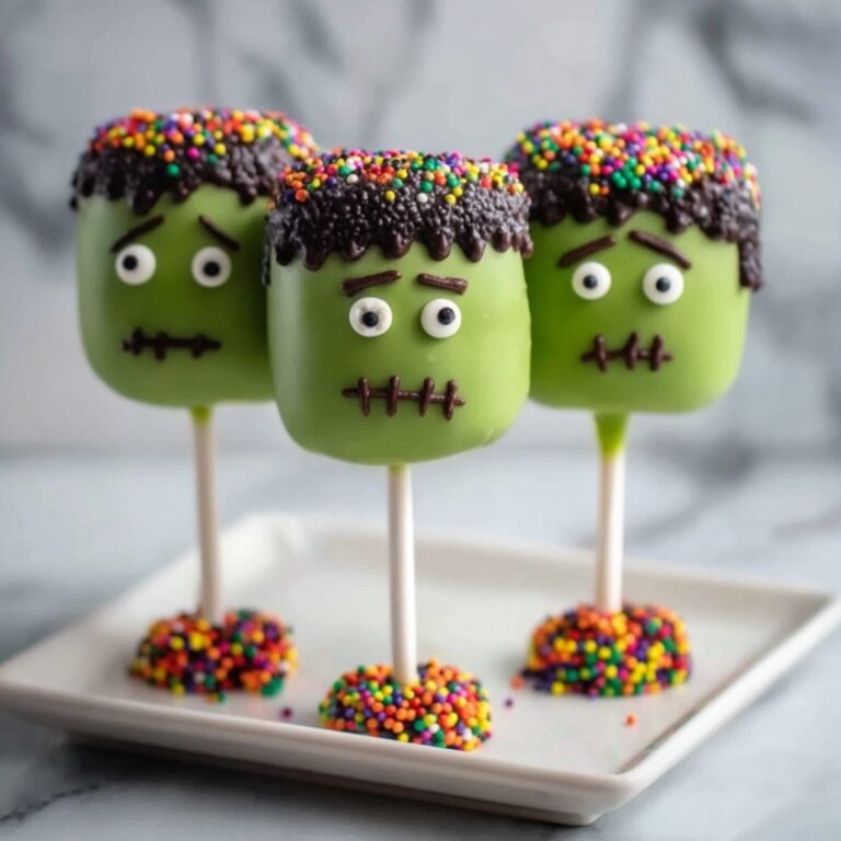 Frankenstein Cake Pops Recipe
