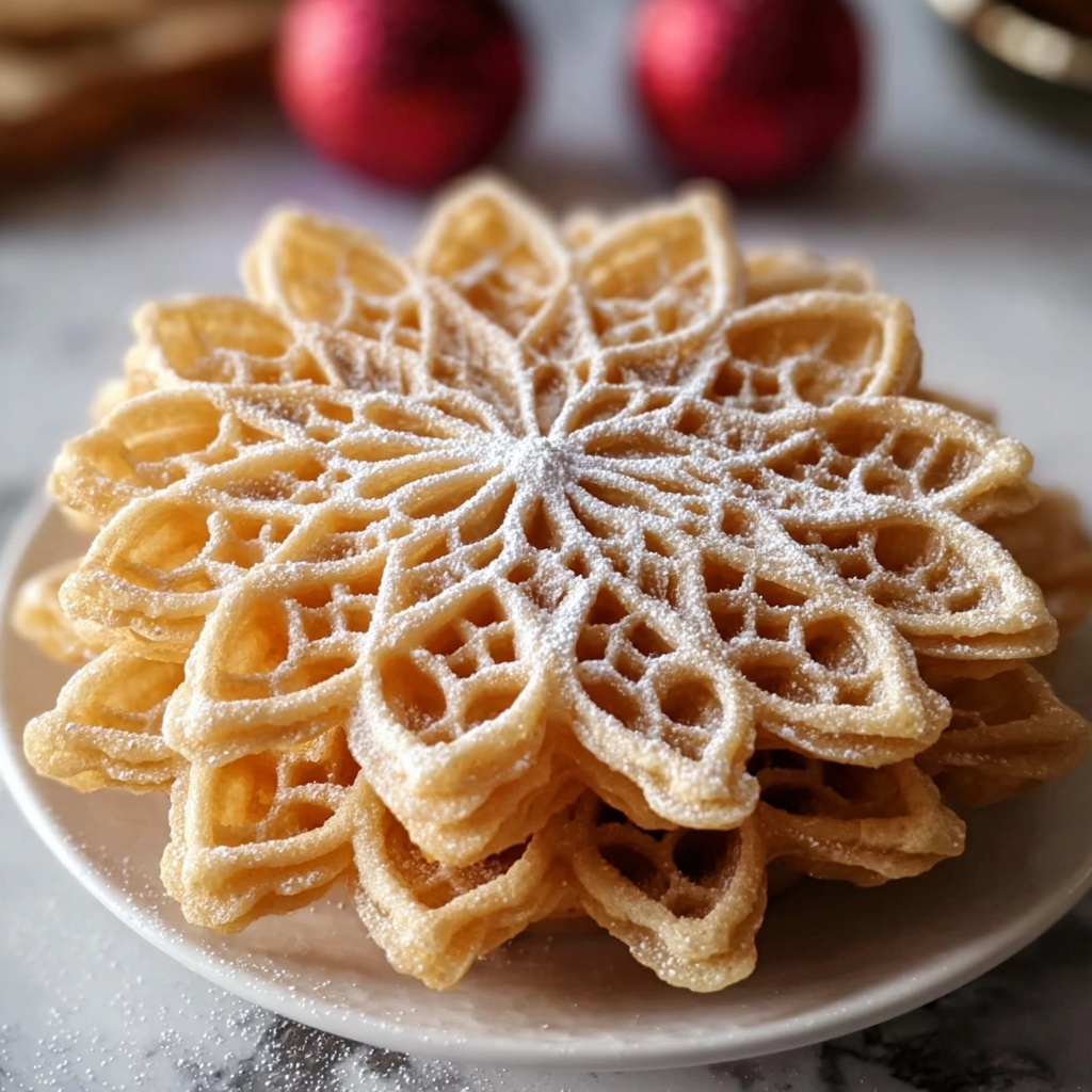 Classic Italian Pizzelle Cookies Recipe - Recipe Image