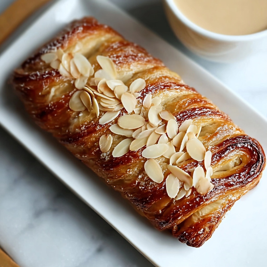 Homemade Almond Danish Braid Bliss Recipe - Recipe Image