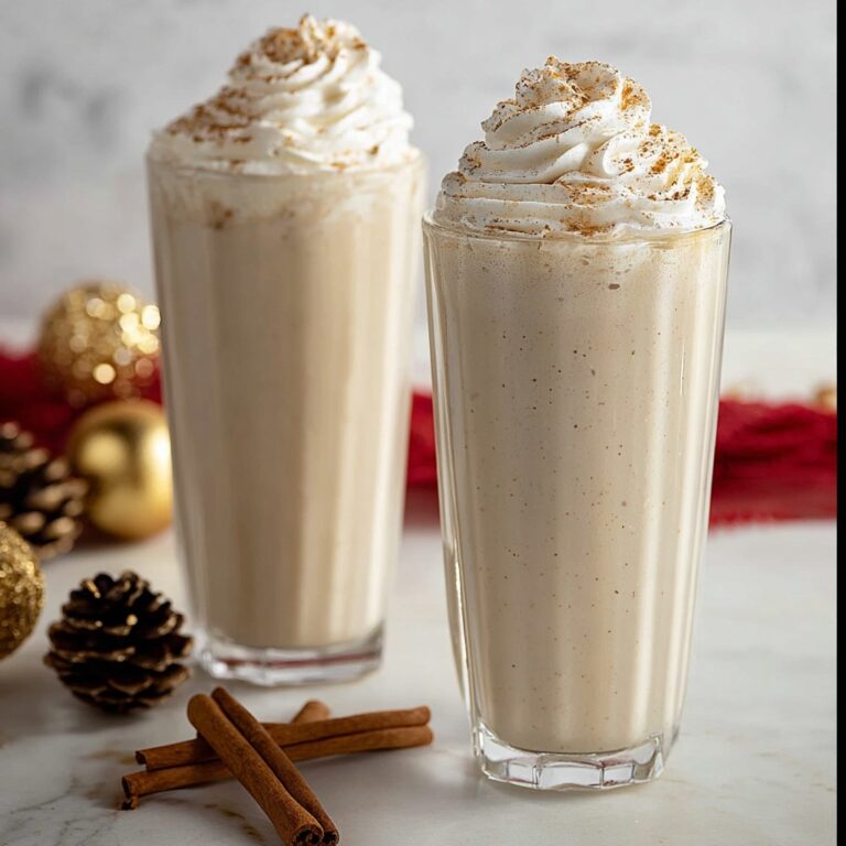Eggnog Milkshake Recipe