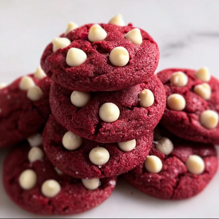 Red Velvet White Chocolate Cookies Recipe