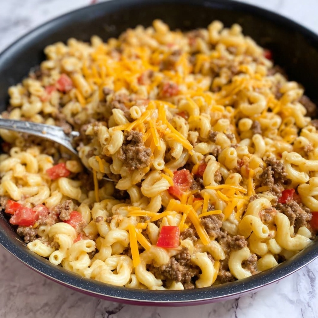 Cheeseburger Skillet Magic: 25-Min Comfort Food Delight Recipe - Recipe Image