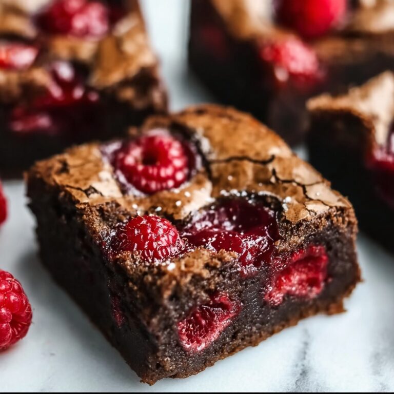 Fudgy Raspberry Swirl Brownies Recipe