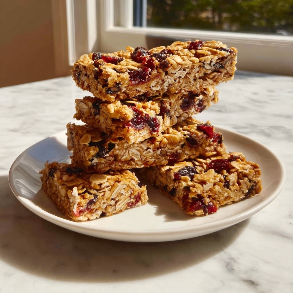 Vegan Gluten-Free Oat Breakfast Bars Recipe - Recipe Image