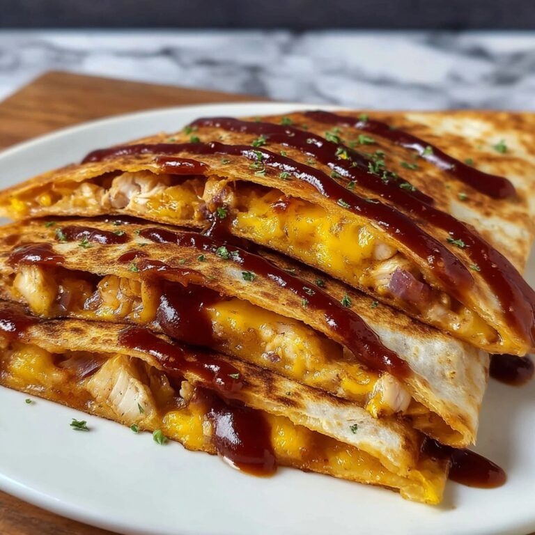 Hot Honey BBQ Chicken Quesadillas Recipe