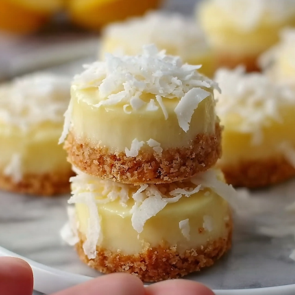 Lemon Coconut Cheesecake Cookies Recipe - Recipe Image
