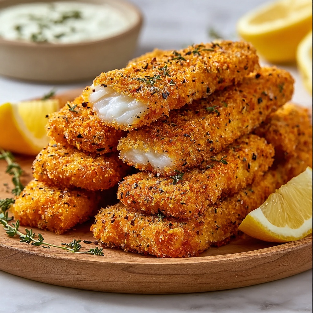 Crispy Keto Air Fryer Fish Sticks for a Guilt-Free Treat Recipe - Recipe Image