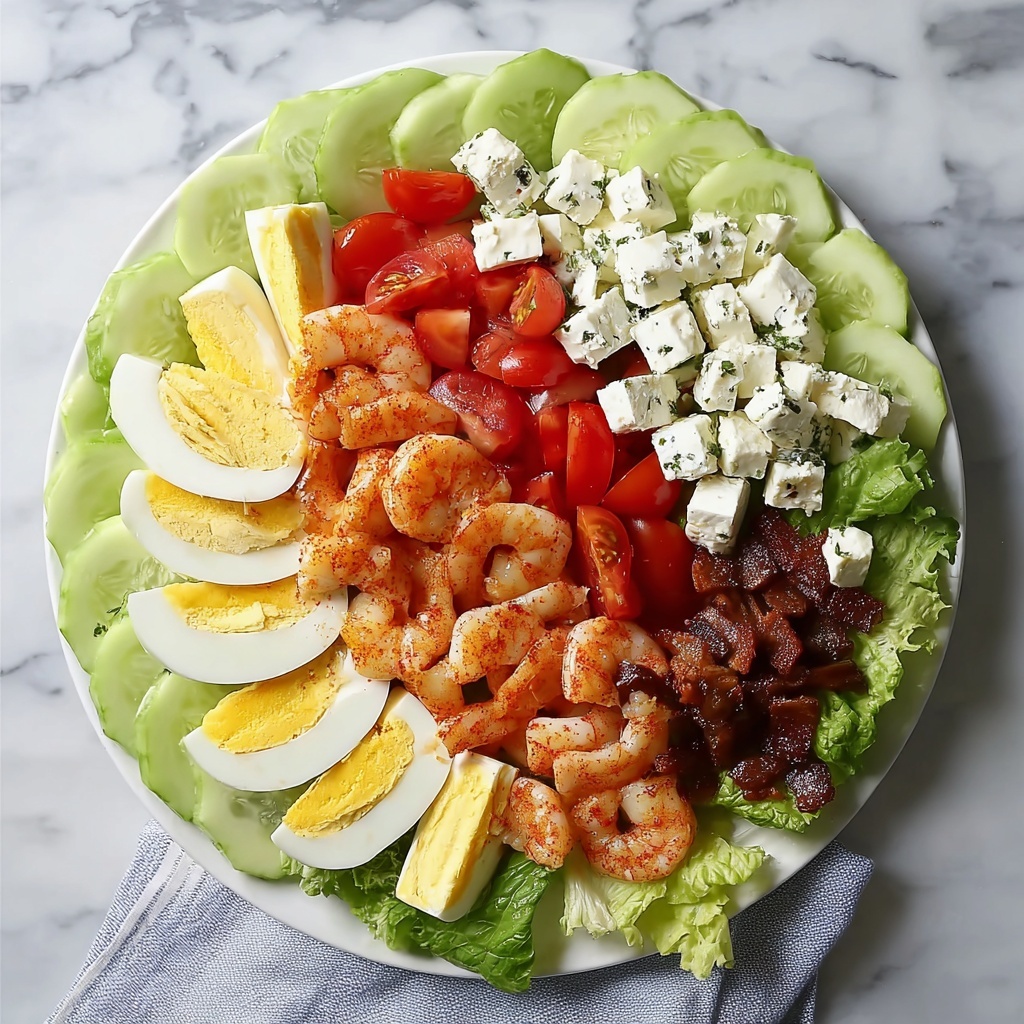 Blackened Shrimp Cobb Salad Bliss Recipe - Recipe Image