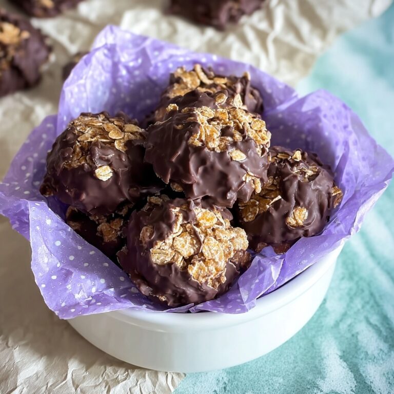 Irresistible Peanut Butter Chocolate Corn Flakes Clusters Recipe