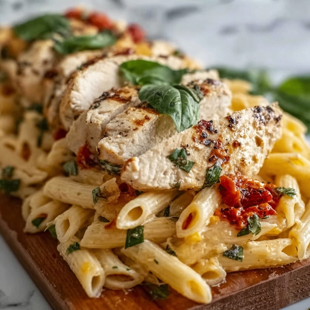 Honey Pepper Chicken Panini Pasta Recipe - Recipe Image