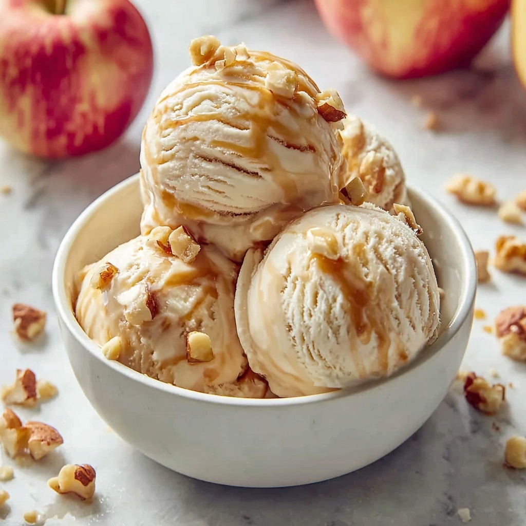 Creamy Homemade Apple Pie Ice Cream for Summer Bliss Recipe - Recipe Image