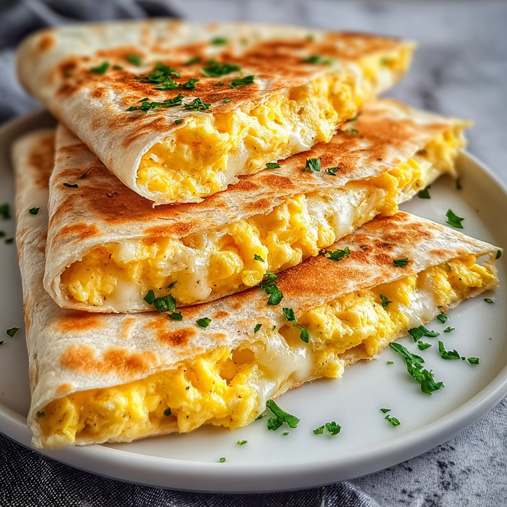 Cheddar Egg Quesadilla Recipe - Recipe Image