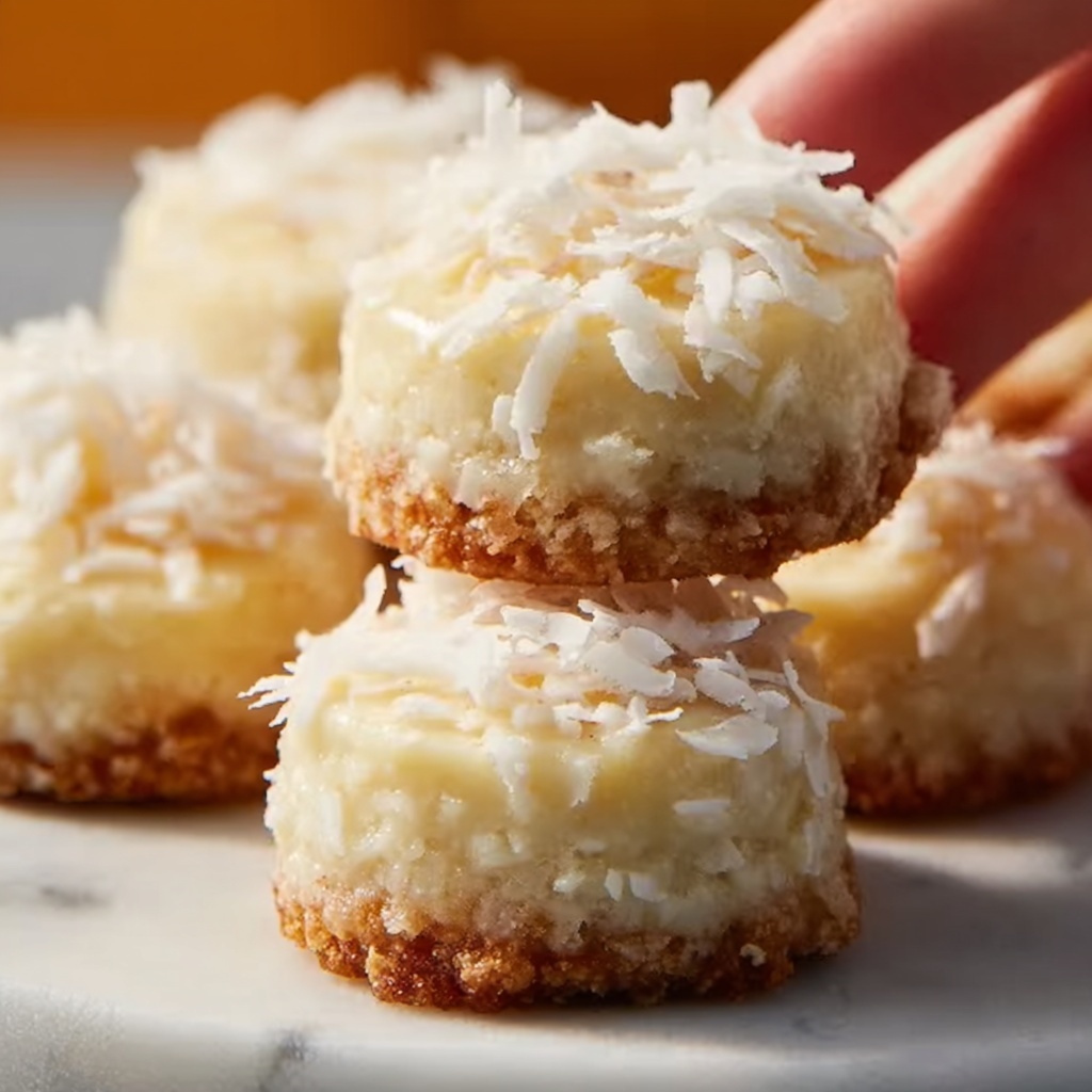 Lemon Coconut Cheesecake Cookies Recipe - Recipe Image